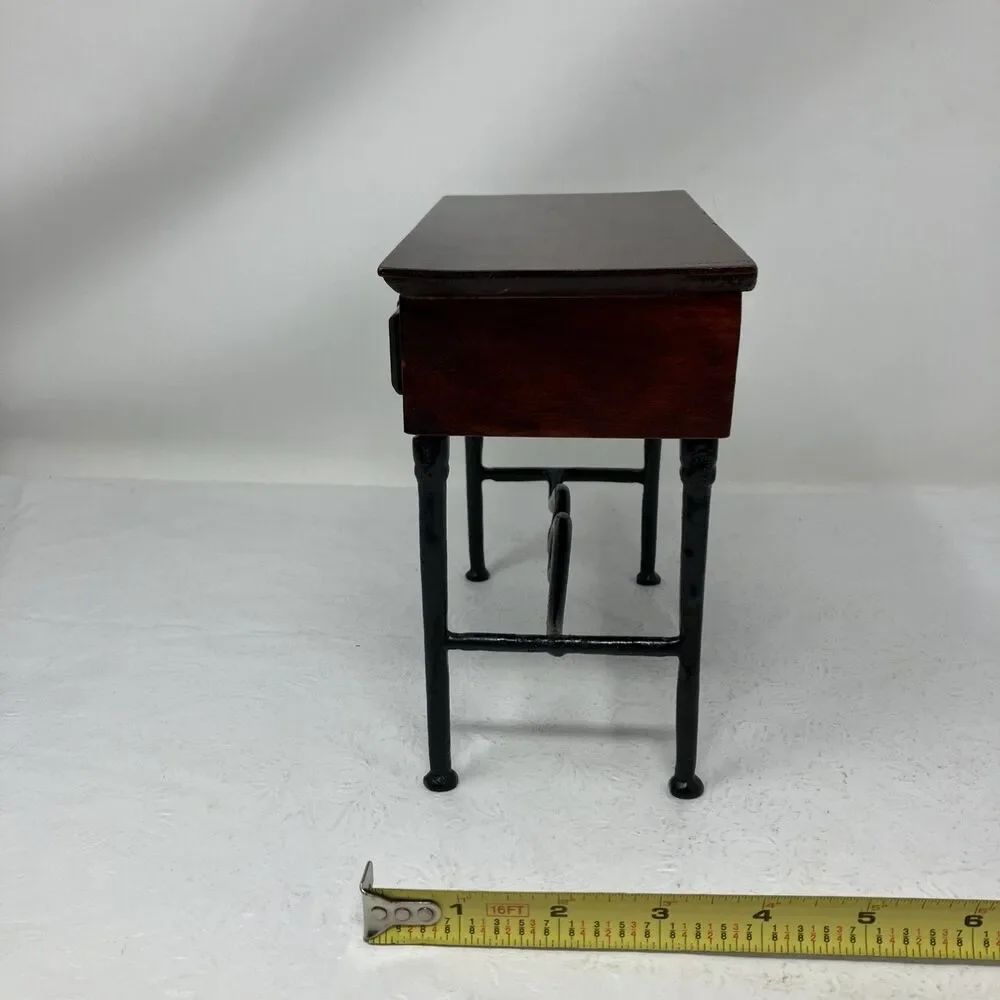 American Heirloom Collection Doll House Hall Table w Single Drawer 1:6 Wood